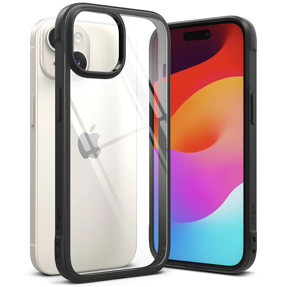 Hülle für Apple iPhone 15 Plus, Ringke, Fusion Bold, Schwarz