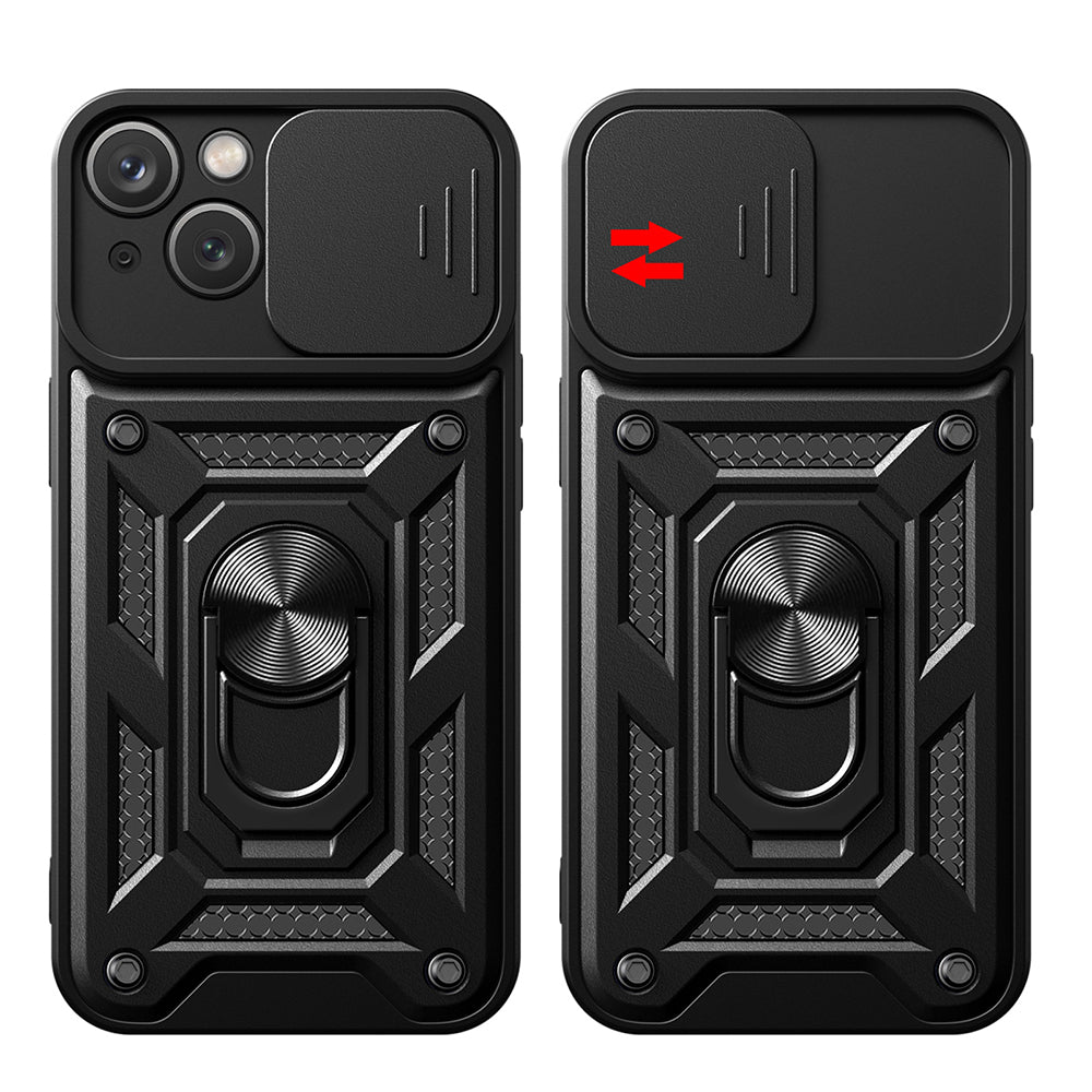 Hülle für Apple iPhone 15 Plus, Techsuit, CamShield, Blau