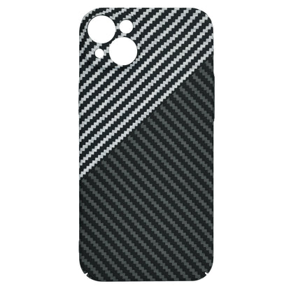 Hülle für Apple iPhone 15 Plus, Techsuit, Carbonite FiberShell, Schwarz Grau