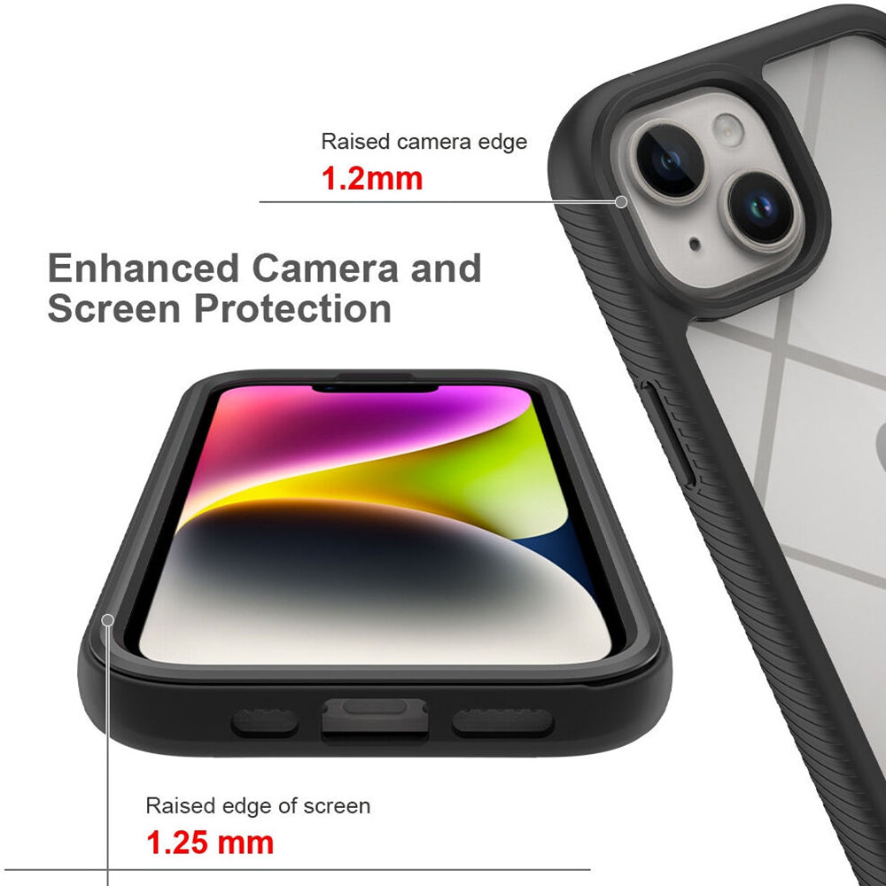 Hülle für Apple iPhone 15 Plus, Techsuit, Defense360 Pro, Schwarz