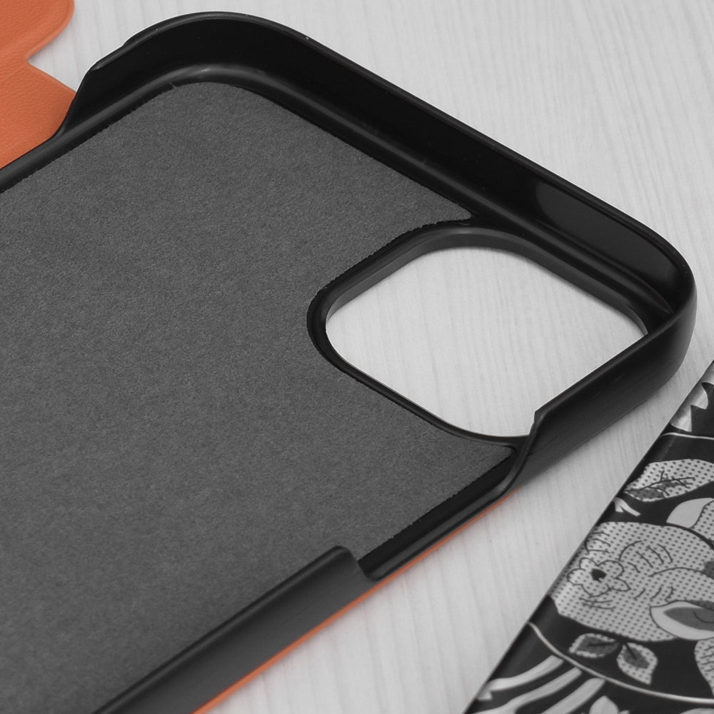 Case for Apple iPhone 15 Plus, Techsuit, eFold, Orange