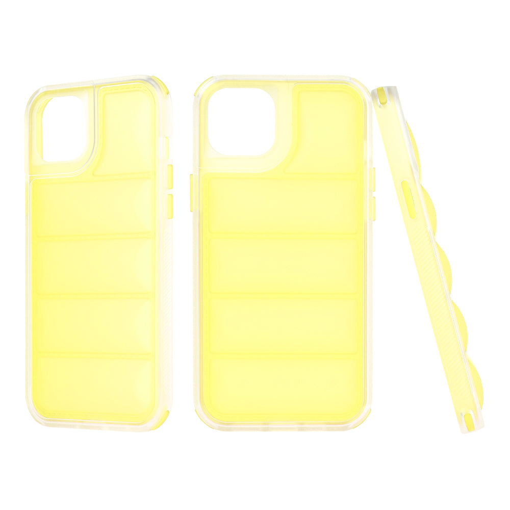 Hülle für Apple iPhone 15 Plus, Techsuit, Wave Shield, Gelb