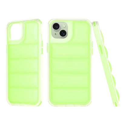 Hülle für Apple iPhone 15 Plus, Techsuit, Wave Shield, Grün