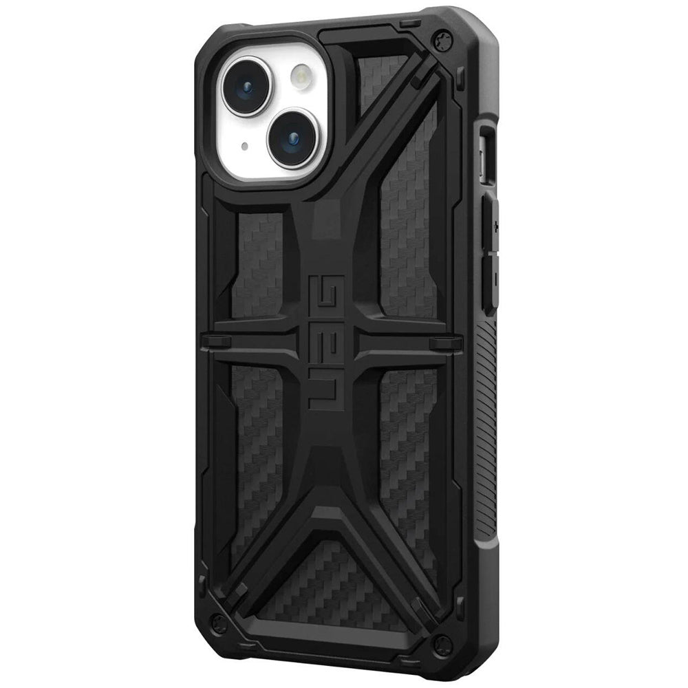 Hülle für Apple iPhone 15 Plus, Urban Armor Gear, Monarch Carbon, Schwarz