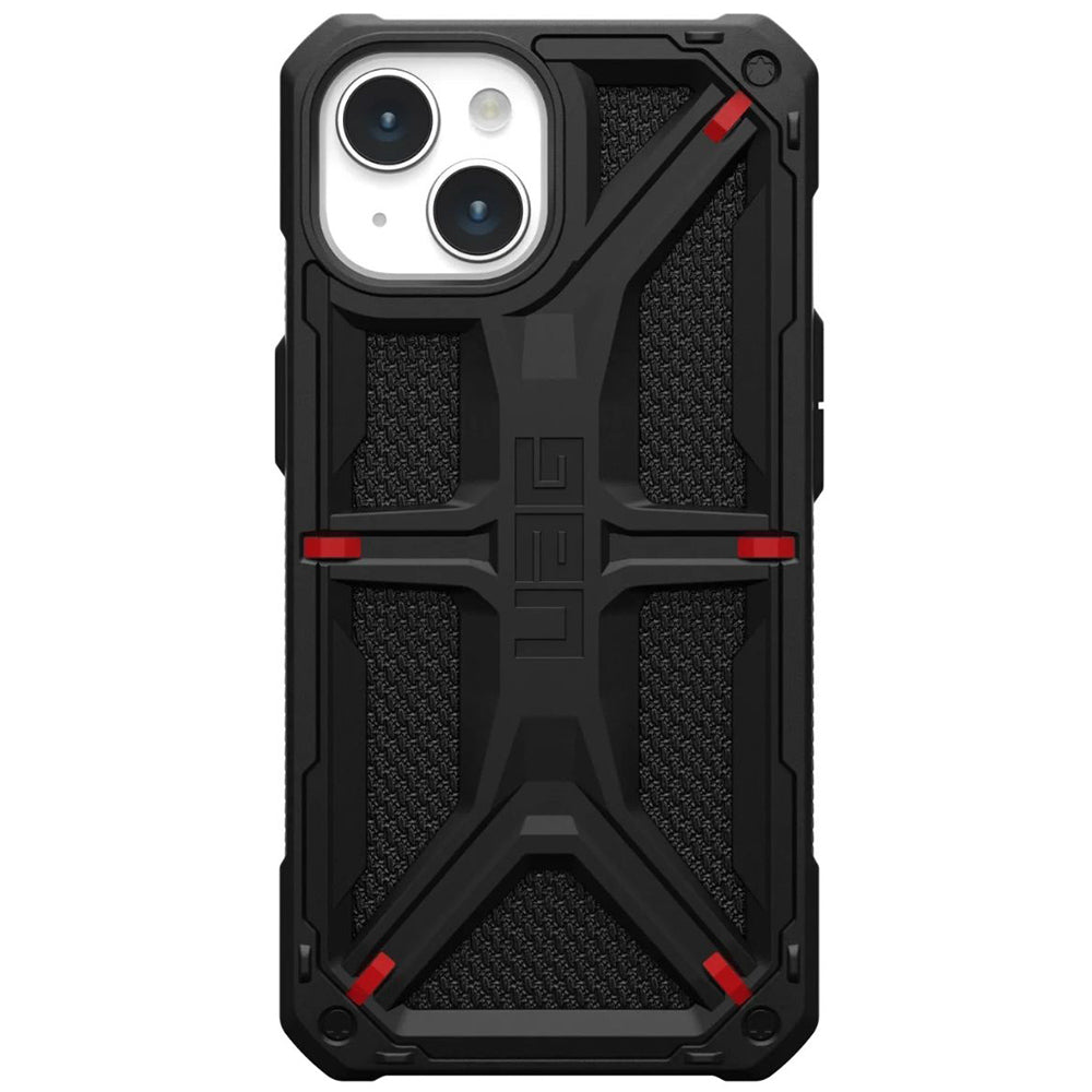 Hülle für Apple iPhone 15 Plus, Urban Armor Gear, Monarch Kevlar, Schwarz
