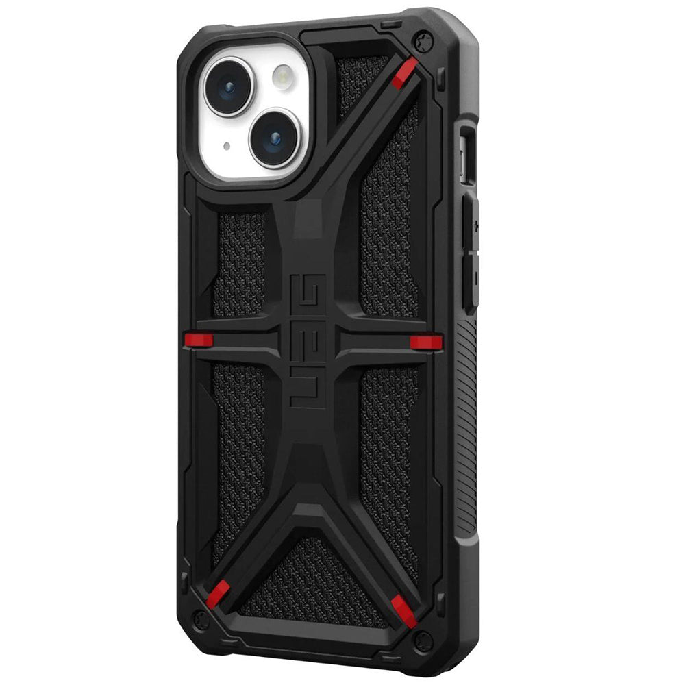 Hülle für Apple iPhone 15 Plus, Urban Armor Gear, Monarch Kevlar, Schwarz