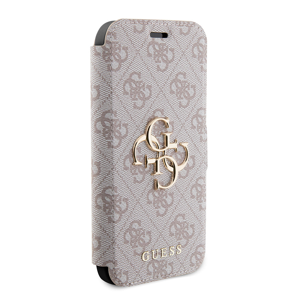 Hülle für Apple iPhone 15 Pro, Guess, 4G Book, Rosa