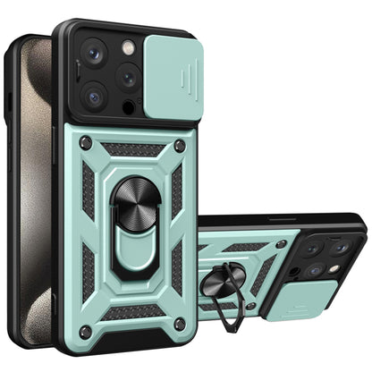 Hülle für Apple iPhone 15 Pro Max, Techsuit, CamShield, Grün