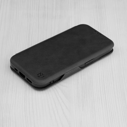 Hülle für Apple iPhone 15 Pro Max, Techsuit, Safe Wallet Plus, Schwarz