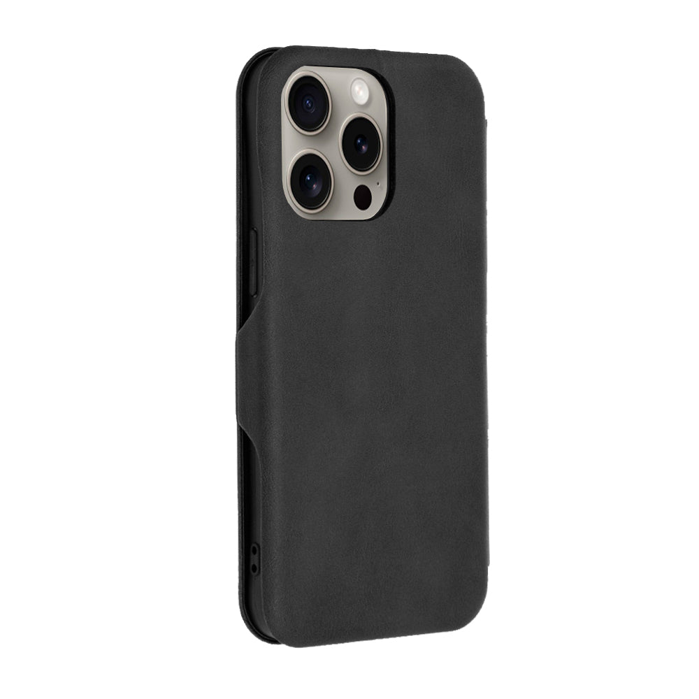Hülle für Apple iPhone 15 Pro Max, Techsuit, Safe Wallet Plus, Schwarz