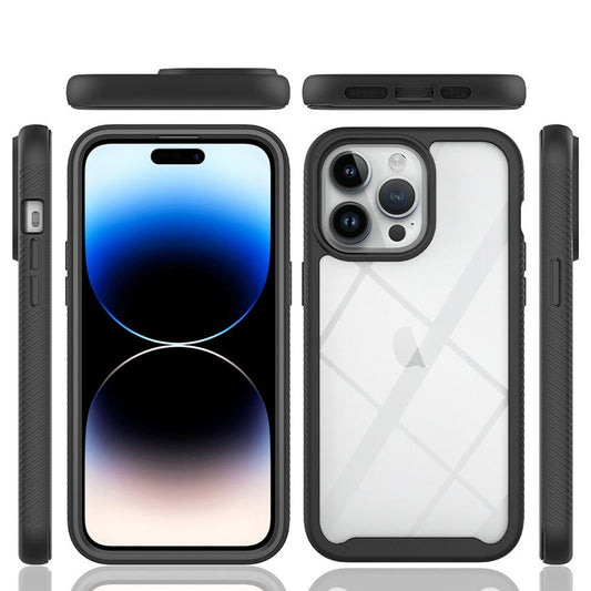 Hülle für Apple iPhone 15 Pro, Techsuit, Defense360 Pro, Schwarz