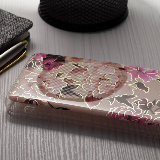 Hülle für Apple iPhone 15 Pro, Techsuit, Marble, Beige