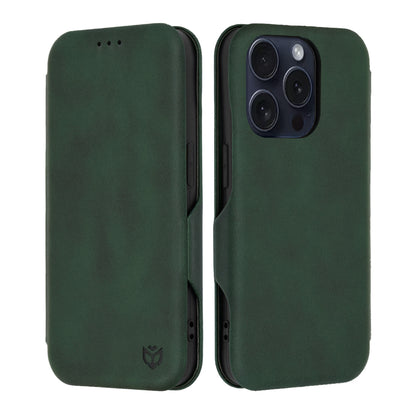 Hülle für Apple iPhone 15 Pro, Techsuit, Safe Wallet Plus, Grün