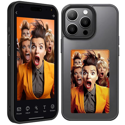 Hülle für Apple iPhone 15 Pro, Techsuit, SmartScreen NFC, Schwarz
