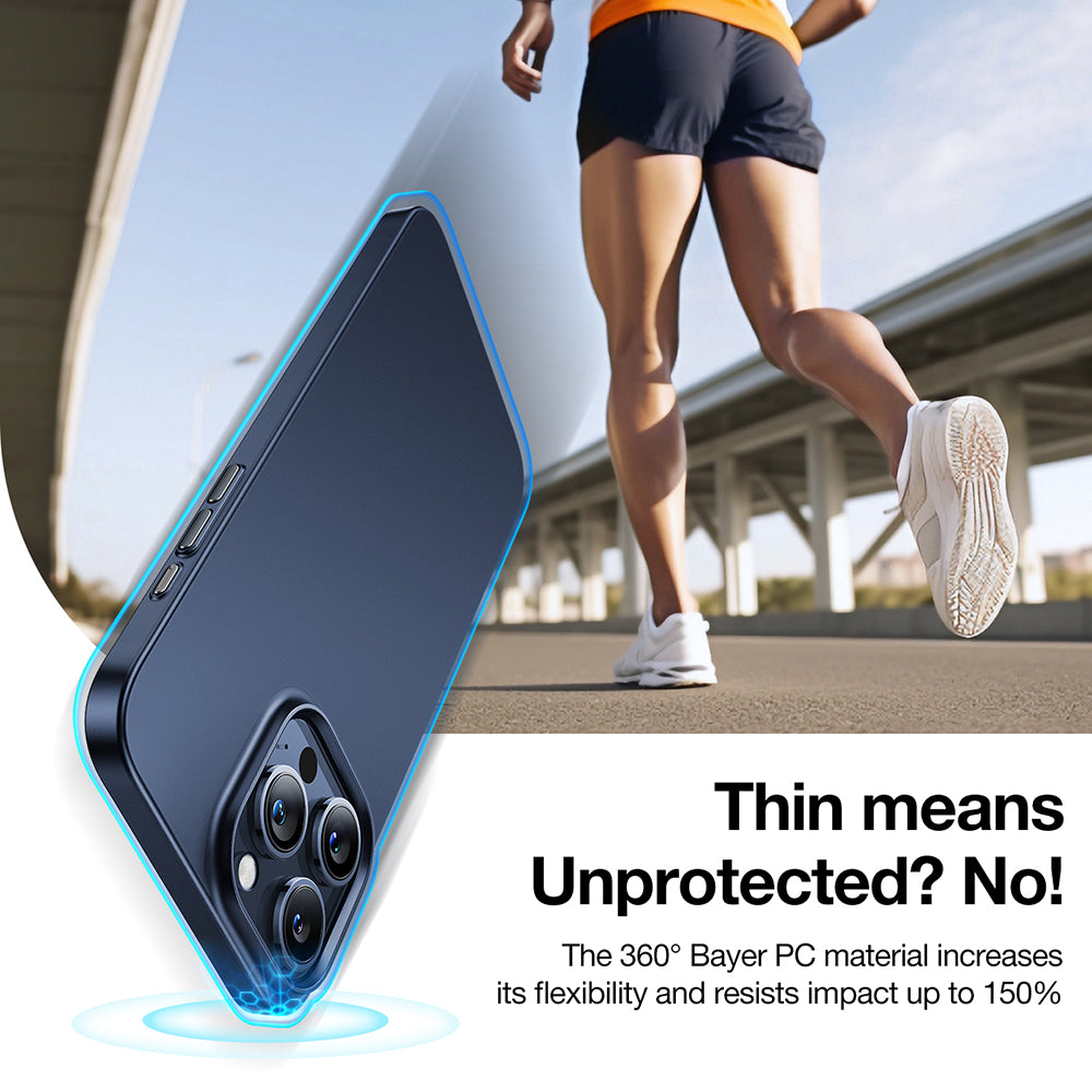 Hülle für Apple iPhone 15 Pro, Torras, OriginFit, Marineblau