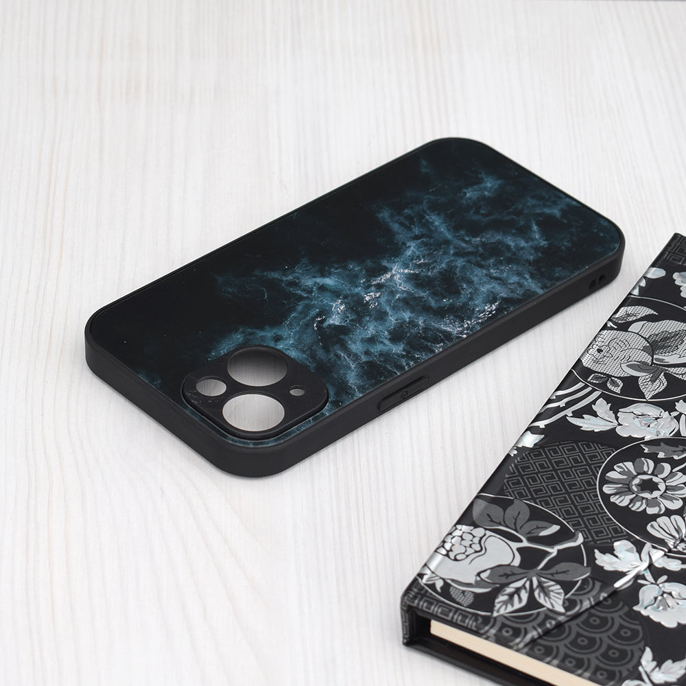 Hülle für Apple iPhone 15, Techsuit, Glaze, Blau