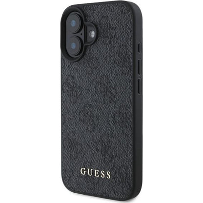Hülle für Apple iPhone 16 Plus, Guess, 4G Classic, Schwarz