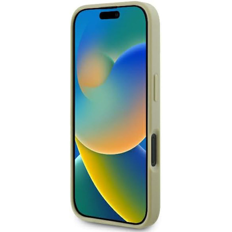 Hülle für Apple iPhone 16 Plus, Guess, Fixed Glitter Big 4G, Gold