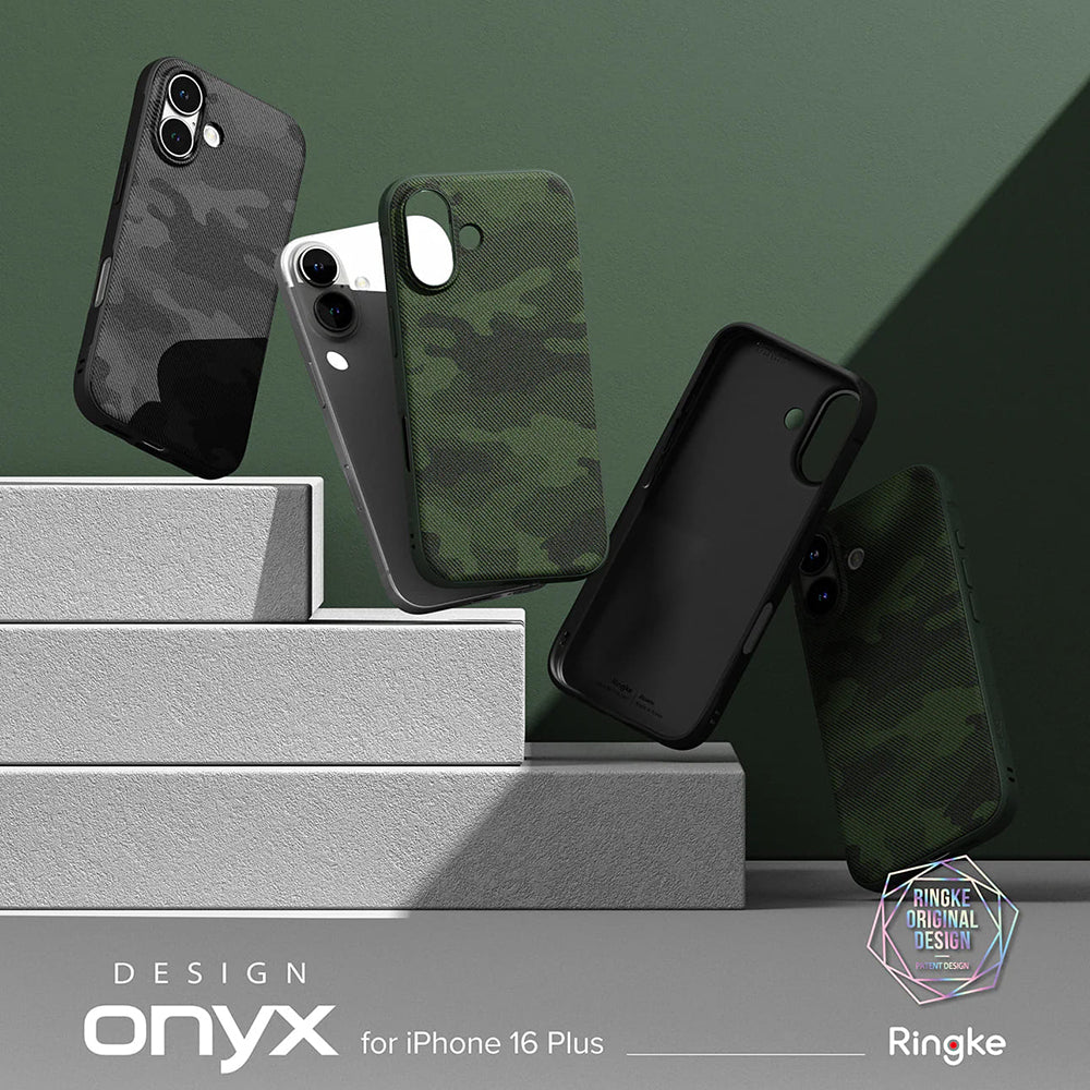 Hülle für Apple iPhone 16 Plus, Ringke, Onyx Design, Grün