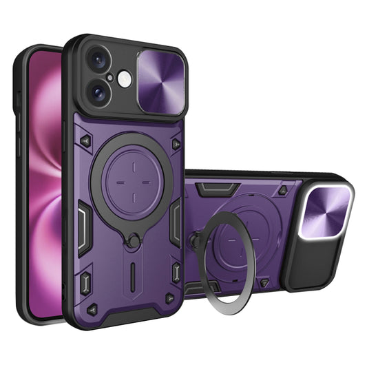 Hülle für Apple iPhone 16 Plus, Techsuit, CamGuard Pro, Lila