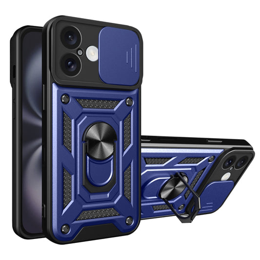 Hülle für Apple iPhone 16 Plus, Techsuit, CamShield, Blau