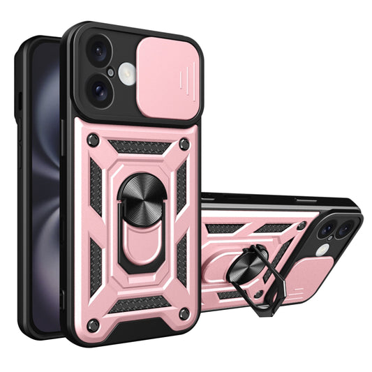 Hülle für Apple iPhone 16 Plus, Techsuit, CamShield, Rosa
