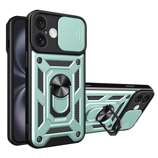 Hülle für Apple iPhone 16 Plus, Techsuit, CamShield, Grün