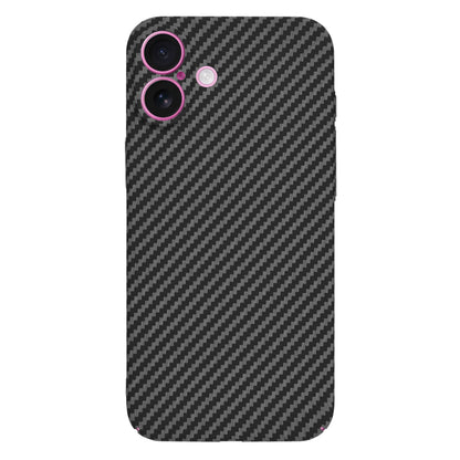Hülle für Apple iPhone 16 Plus, Techsuit, Carbonite FiberShell, Schwarz