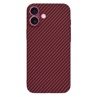 Case for Apple iPhone 16 Plus, Techsuit, Carbonite FiberShell, Red