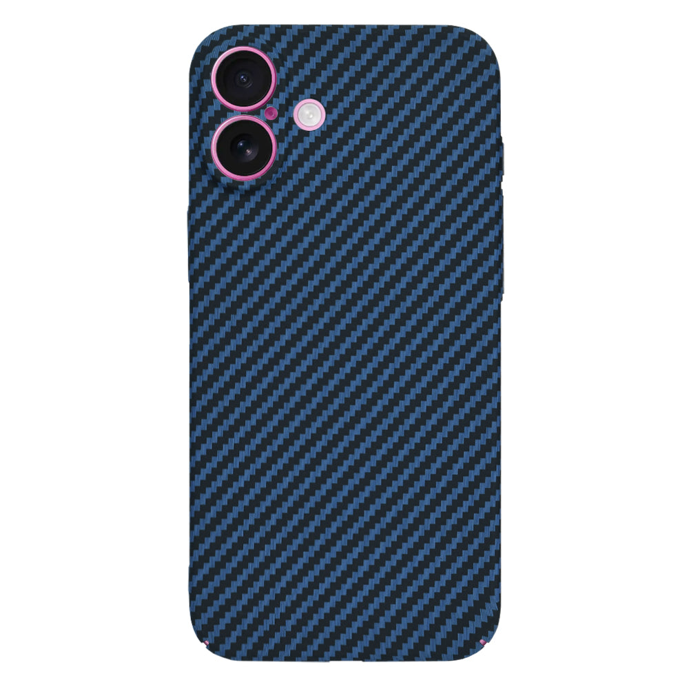 Hülle für Apple iPhone 16 Plus, Techsuit, Carbonite FiberShell, Türkis