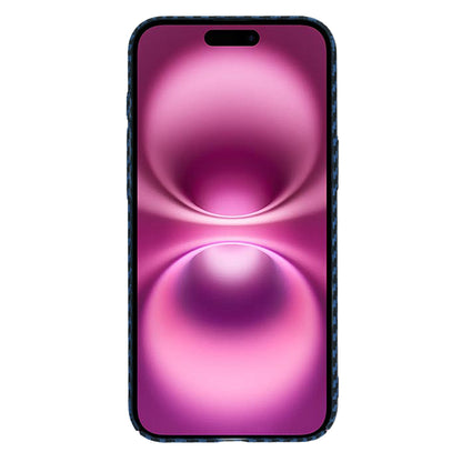 Hülle für Apple iPhone 16 Plus, Techsuit, Carbonite FiberShell, Türkis