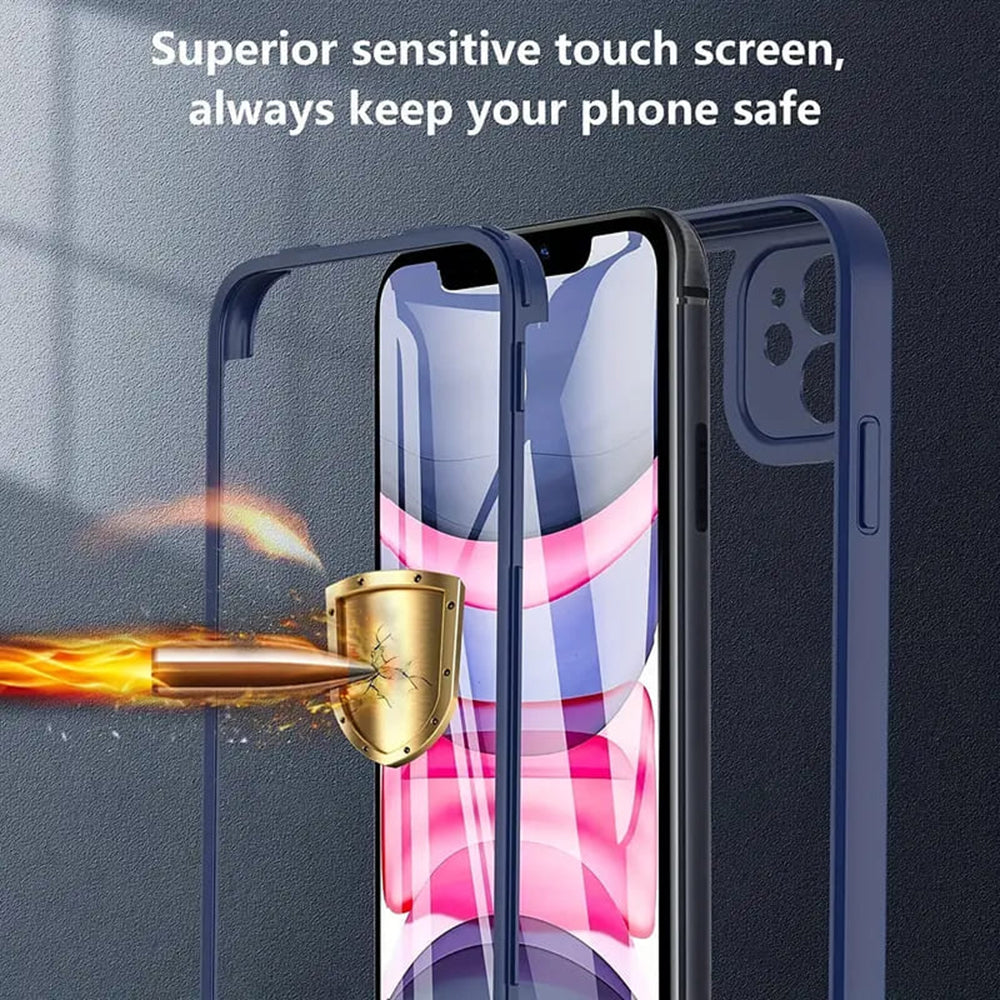 Hülle für Apple iPhone 16 Plus, Techsuit, ColorVerse 360, Blau
