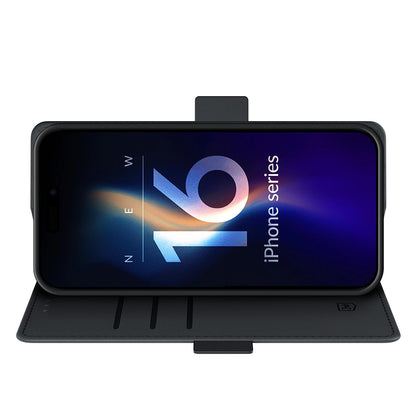 Hülle für Apple iPhone 16 Pro Max, 3MK, Wallet, Schwarz