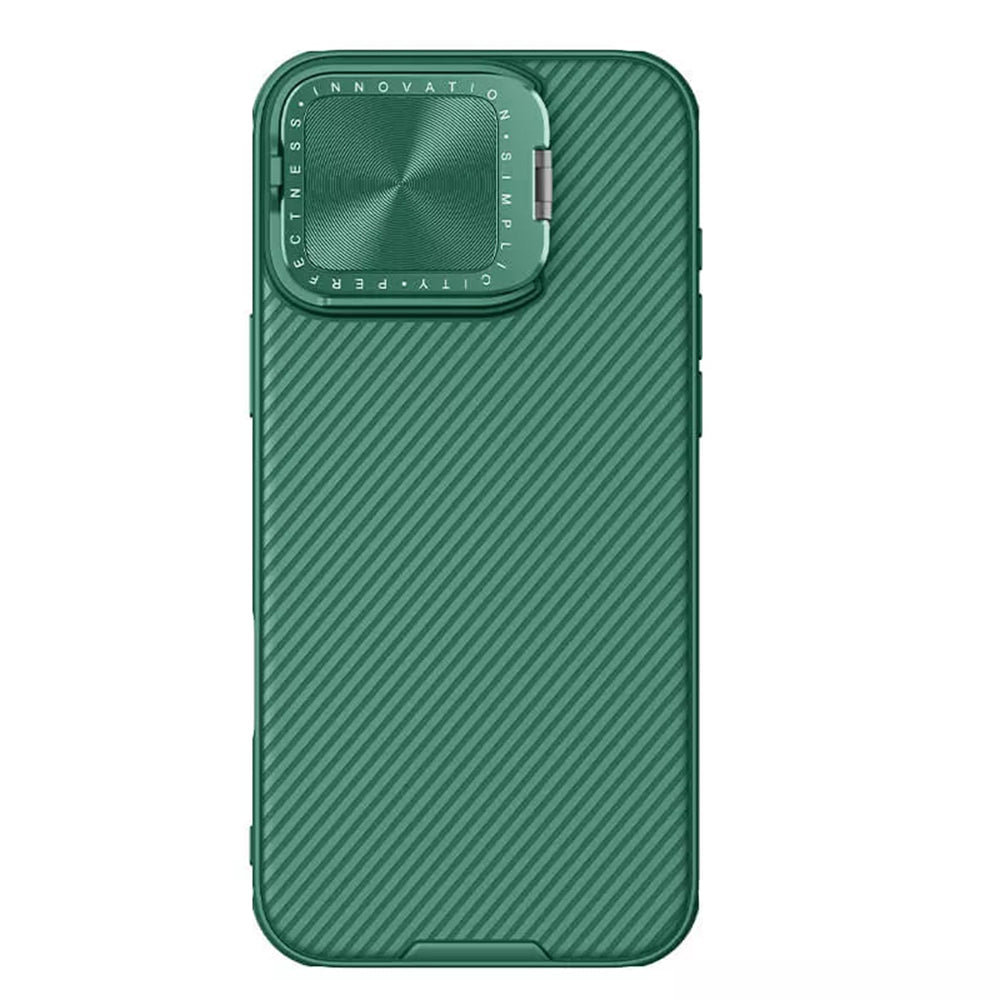 Hülle für Apple iPhone 16 Pro Max, Nillkin, CamShield Prop, Grün