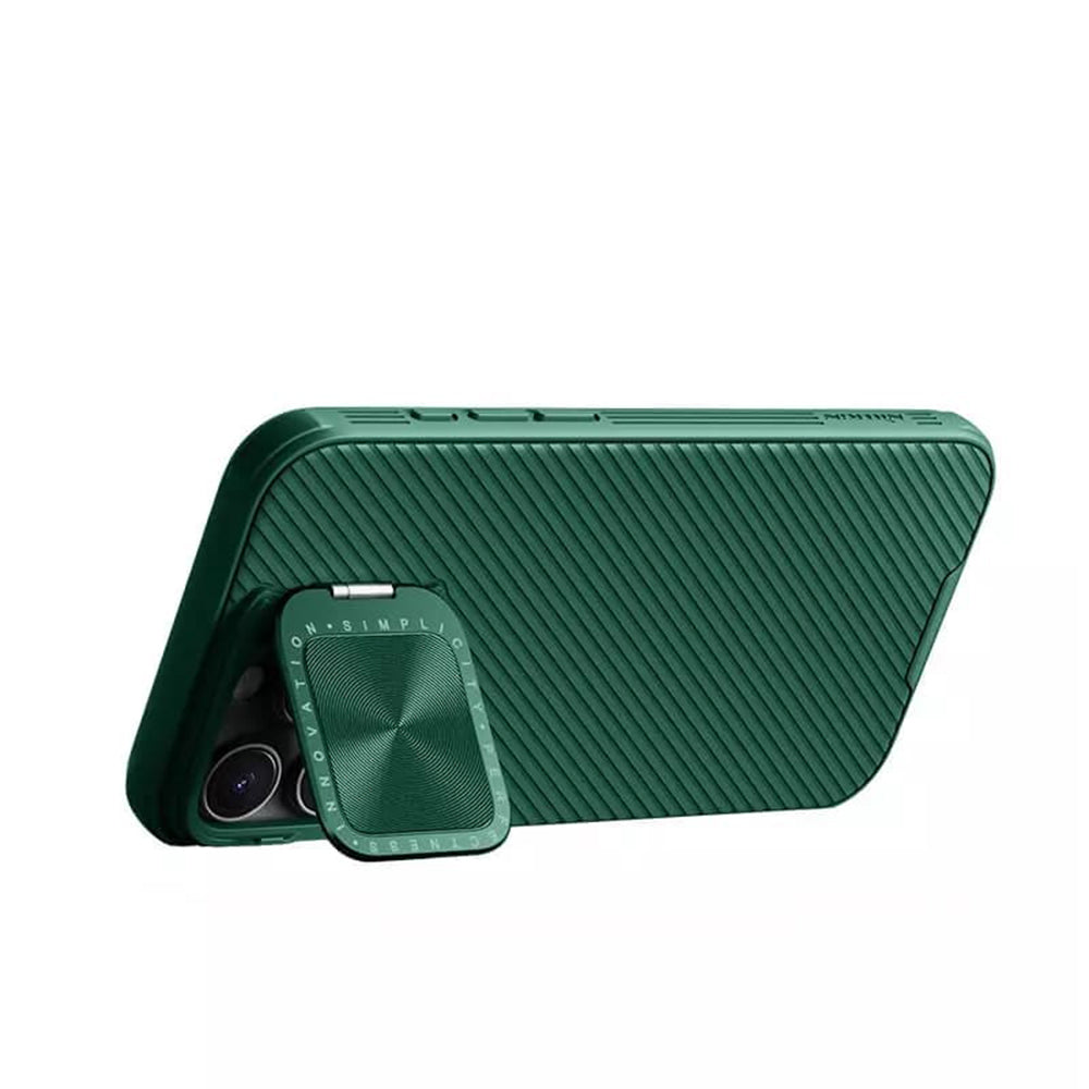Hülle für Apple iPhone 16 Pro Max, Nillkin, CamShield Prop, Grün