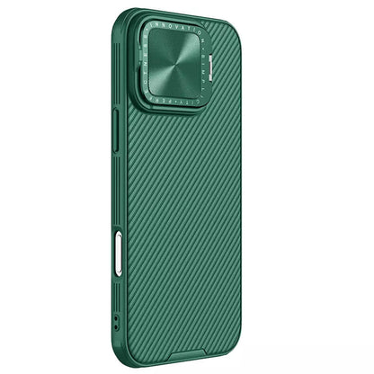 Hülle für Apple iPhone 16 Pro Max, Nillkin, CamShield Prop, Grün
