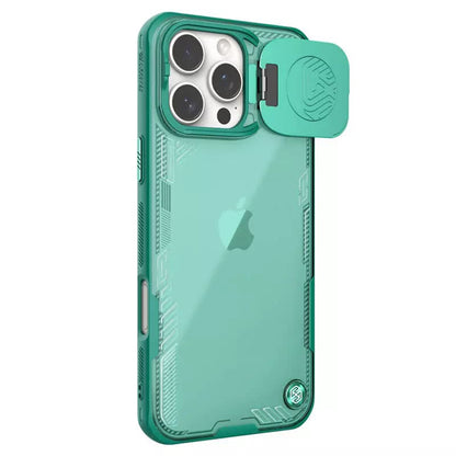 Hülle für Apple iPhone 16 Pro Max, Nillkin, Iceblade Prop (ohne Kameraausschnitt), Grün