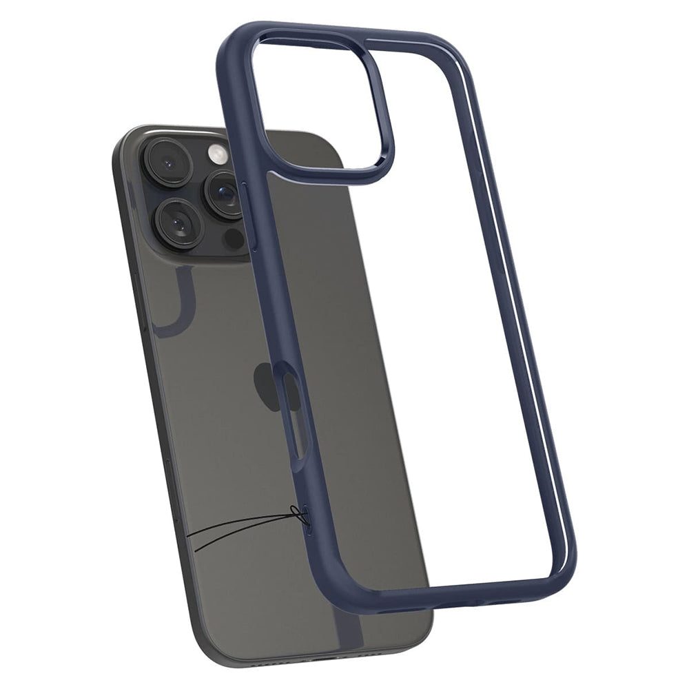 Hülle für Apple iPhone 16 Pro Max, Spigen, Ultra Hybrid, Marineblau