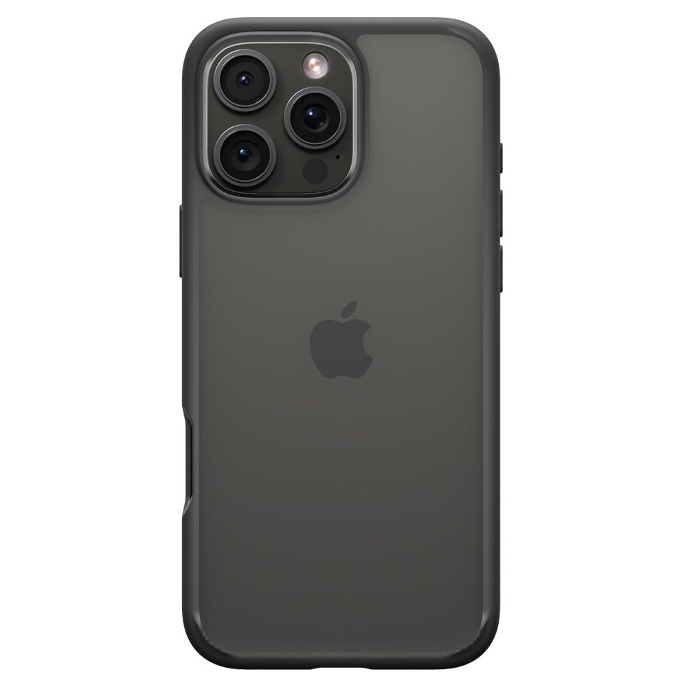 Hülle für Apple iPhone 16 Pro Max, Spigen, Ultra Hybrid, Mattschwarz ACS07996