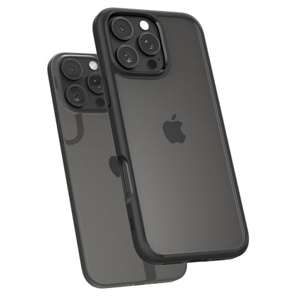 Hülle für Apple iPhone 16 Pro Max, Spigen, Ultra Hybrid, Mattschwarz ACS07996
