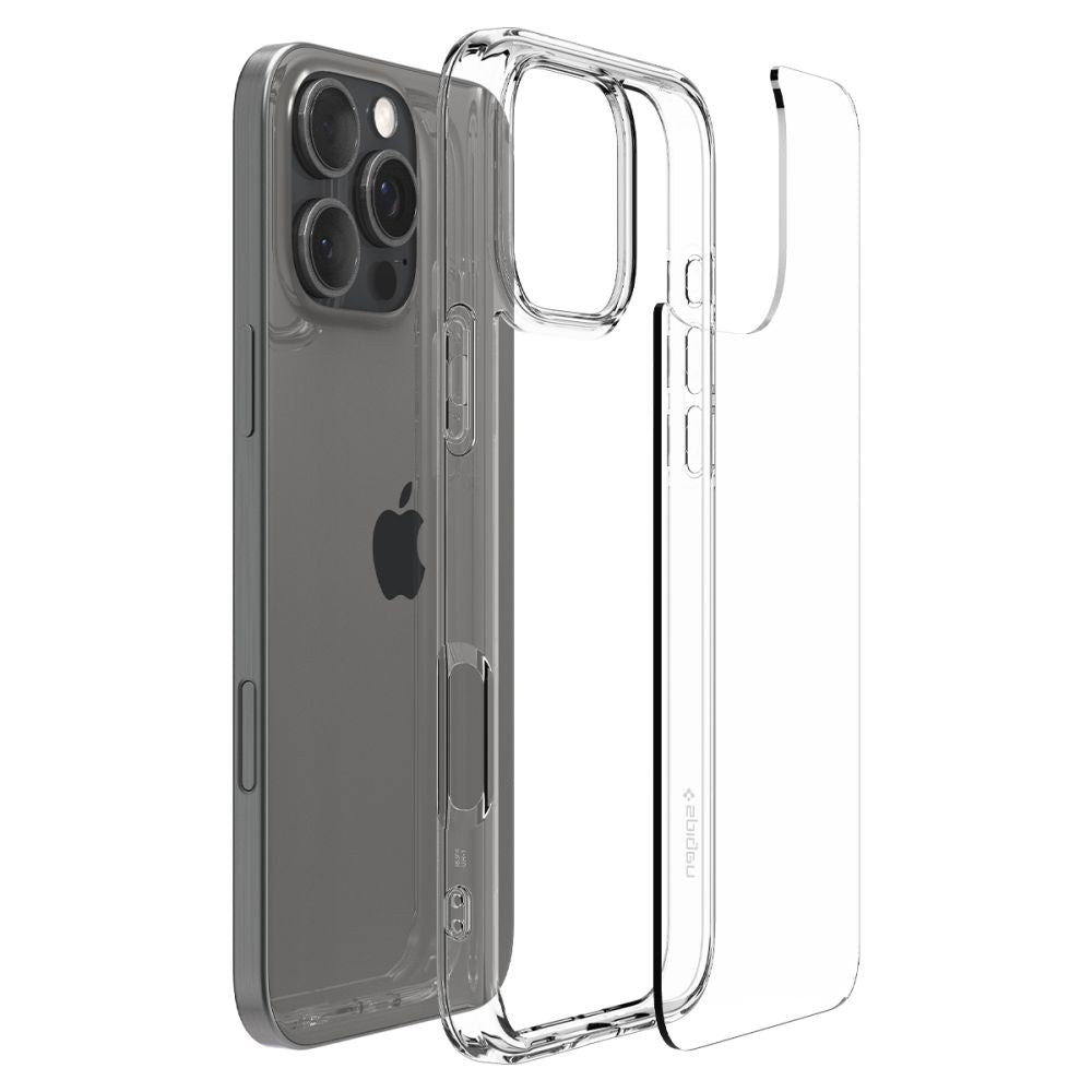 Hülle für Apple iPhone 16 Pro Max, Spigen, Ultra Hybrid, Transparent ACS07992