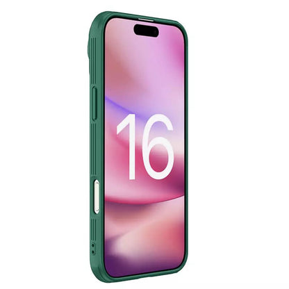Hülle für Apple iPhone 16 Pro, Nillkin, CamShield Prop, Grün