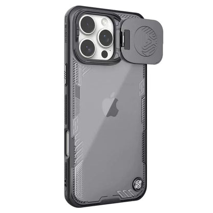Hülle für Apple iPhone 16 Pro, Nillkin, Iceblade Prop (ohne Kameraausschnitt), Schwarz