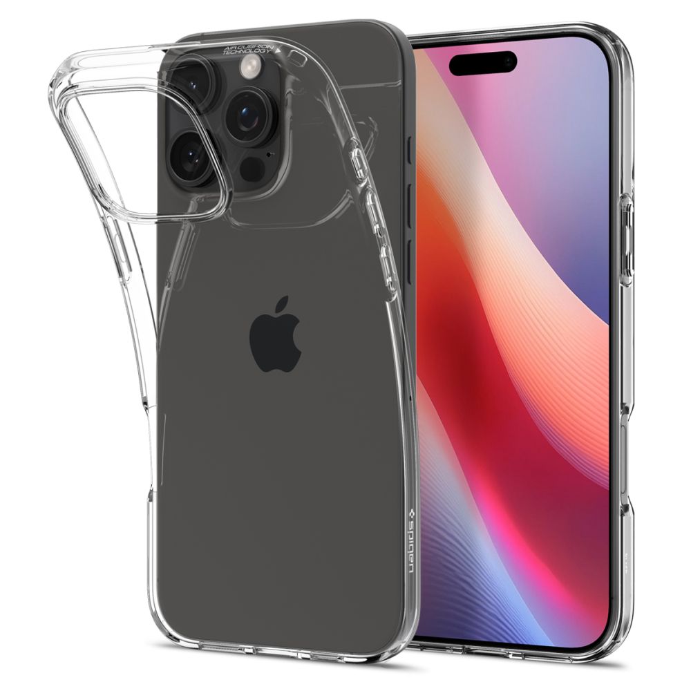 Hülle für Apple iPhone 16 Pro, Spigen, Liquid Crystal, Transparent ACS08112
