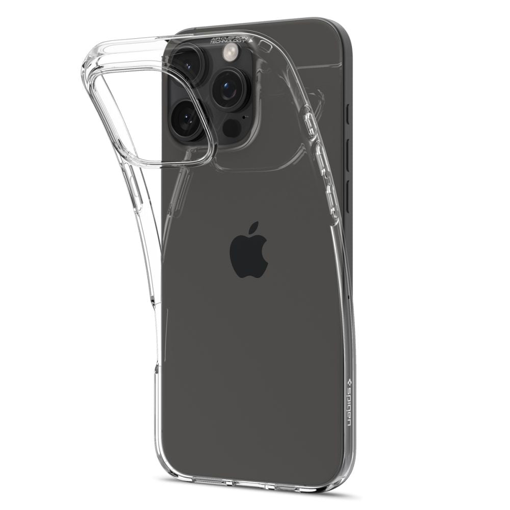 Hülle für Apple iPhone 16 Pro, Spigen, Liquid Crystal, Transparent ACS08112