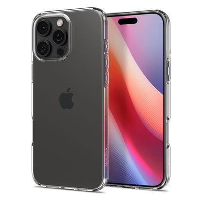 Hülle für Apple iPhone 16 Pro, Spigen, Liquid Crystal, Transparent ACS08112
