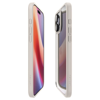 Hülle für Apple iPhone 16 Pro, Spigen, Ultra Hybrid, Beige ACS08127