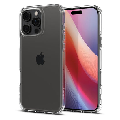 Hülle für Apple iPhone 16 Pro, Spigen, Ultra Hybrid, Transparent ACS08121