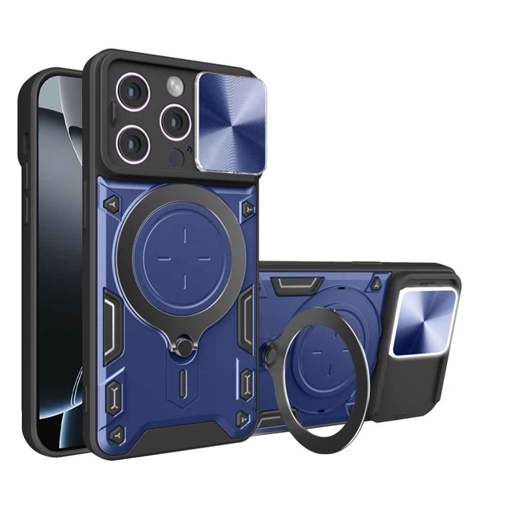 Hülle für Apple iPhone 16 Pro, Techsuit, CamGuard Pro, Blau