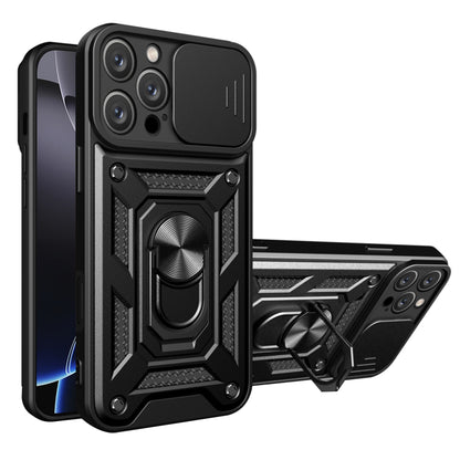 Hülle für Apple iPhone 16 Pro, Techsuit, CamShield, Schwarz